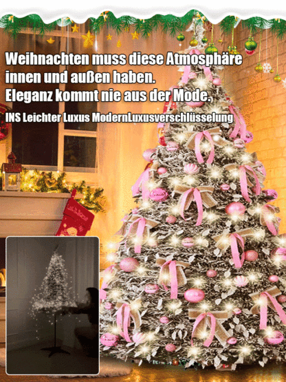 [Romantische Weihnacht] Zusammenklappbarer Weihnachtsbaum