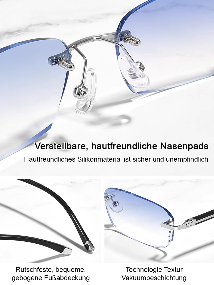 Automatische Zoom-Brille mit Anti-Blaulicht-Effekt, kann 99,9 % des blauen Lichts blockieren, -7 bis +7 passt sich automatisch Ihren Sehbedürfnissen an, lebenslange kostenlose Garantie