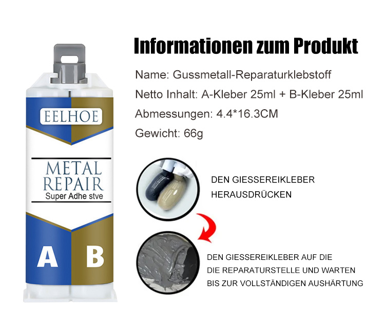 3 Sekunden super starke Haftung Industrieller Gussgummi✨️Nach dem Aufkleben ist es stärker als Eisen
