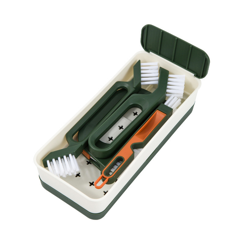 Multifunctional Gap Brush Set Ceramic Tile Floor Brush Household Stove Brush Corner Window Gutter Cleaning Brush Bristle