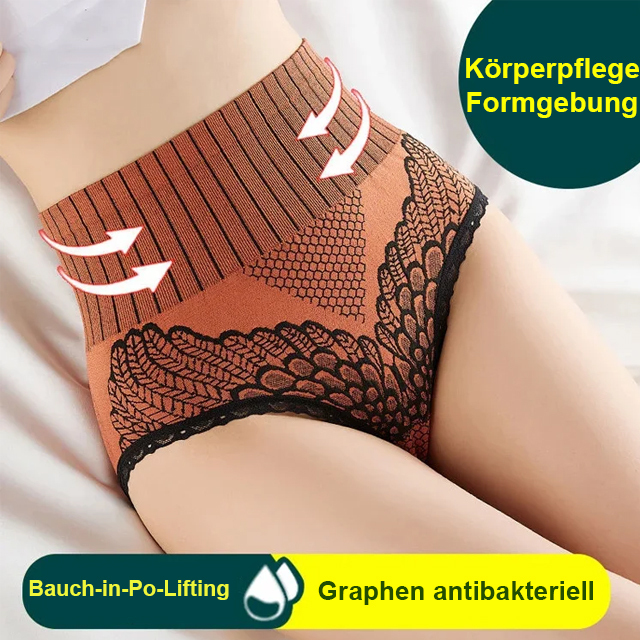 Damen High-Waist Butt Lifting Unterhose mit Engelsflügel