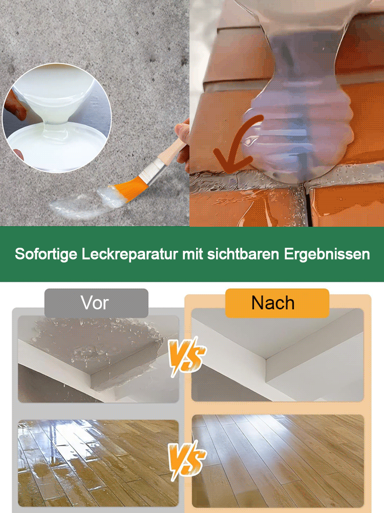Dieser von der NASA entwickelte transparente, wasserfeste Kleber wird für Raumfahrzeuge verwendet. Er ist ungiftig, geruchlos und formaldehydfrei. Er kann am Tag der Konstruktion verwendet werden und ist 20 Jahre lang garantiert dicht.