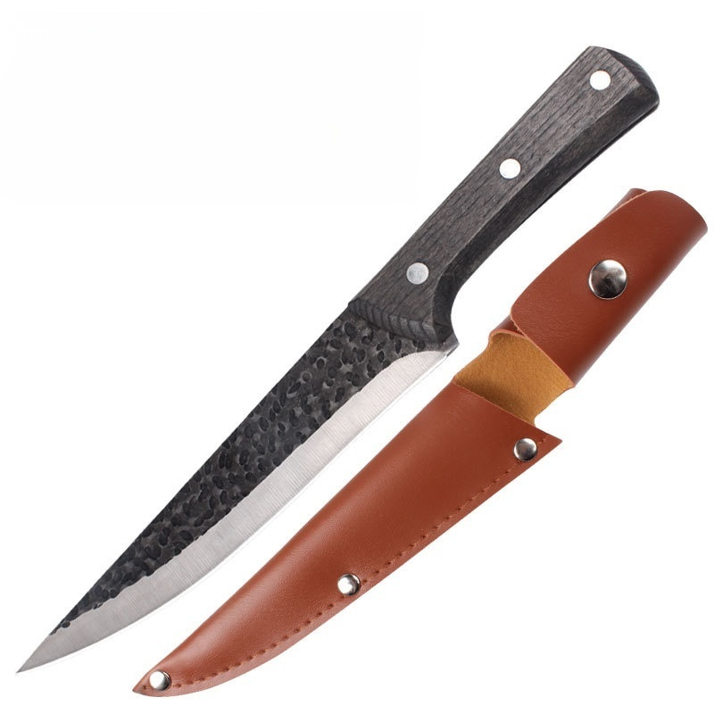 [Handgeschmiedet von einem Meisterhandwerker in Solingen] Auch nach 10.000 Schnitten noch scharf.