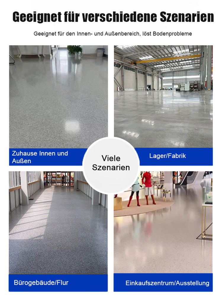 Epoxy colored sand floor paint❤️Anti-slip, mildew-proof, with a durability of more than 15 years