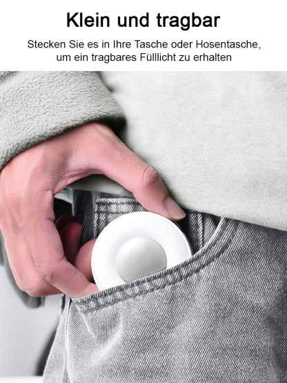 Mit einer langen Akkulaufzeit von 120 Tagen sorgt das Beauty-Fülllicht dafür, dass Sie immer gut aussehen