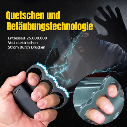 Jeder sollte einen Sicherheitsschlüsselanhänger besitzen, der über eine Elektroschockenergie von 25 Millionen Volt verfügt, die eine Person in einer gefährlichen Situation sofort bewusstlos machen und so ein Leben retten kann.