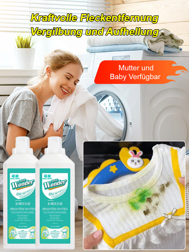 In nur 30 Sekunden werden 99,9% der hartnäckigen Flecken entfernt, ohne die Hände zu verletzen oder Kleidung zu beschädigen. 🧼✨