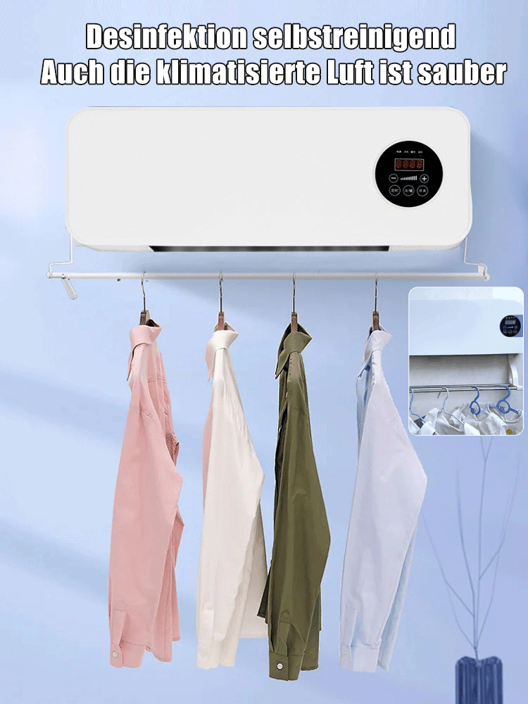[Kühl- und Heizklimagerät] Wandmontiertes Haushaltsklimagerät, ausgezeichnet mit dem internationalen Energiesparpatent, verbraucht Tag und Nacht weniger als 1 kWh Strom🌍💡
