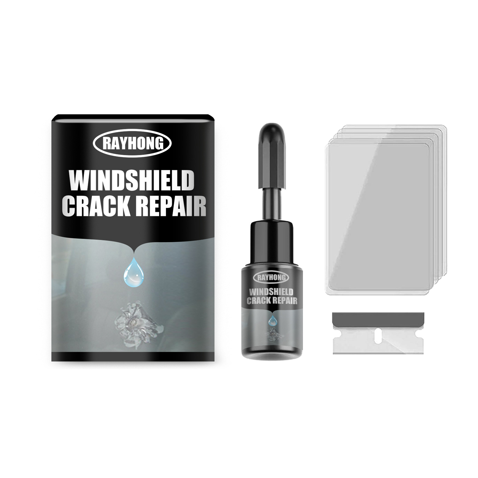 In drei Sekunden perfekte Reparatur für beschädigtes Glas 🛠️✨.