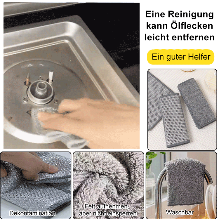 Reinigungstuch zur Entfernung von Flecken im Haushalt