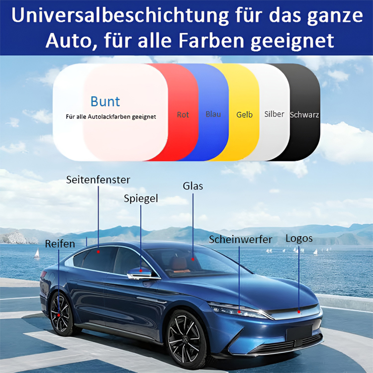 Die neueste Beschichtungstechnologie der NASA muss nur einmal aufgesprüht werden, um den Autolack acht Monate lang glatt und glänzend zu halten, ohne in die Autowaschanlage gehen zu müssen, ohne Schmutz