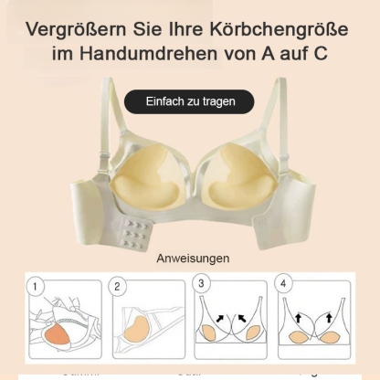 Dreieckiges, doppelseitiges, selbstklebendes, nahtloses Silikon-Brustpolster