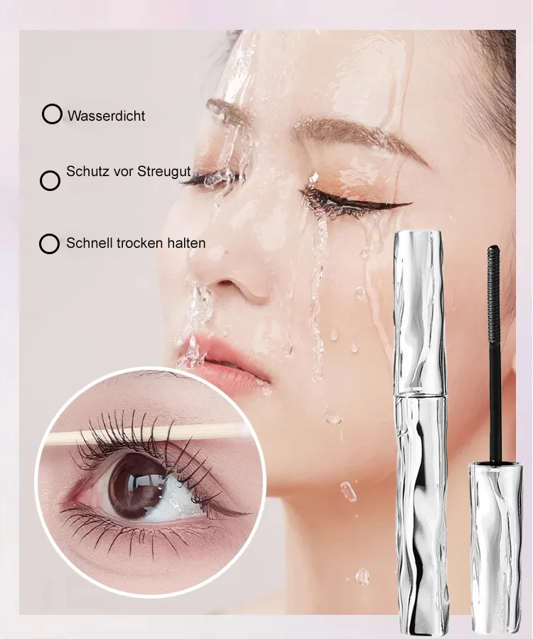 【Vergrößern Sie Ihre Augen】Kleine Stahlrohr-Mascara