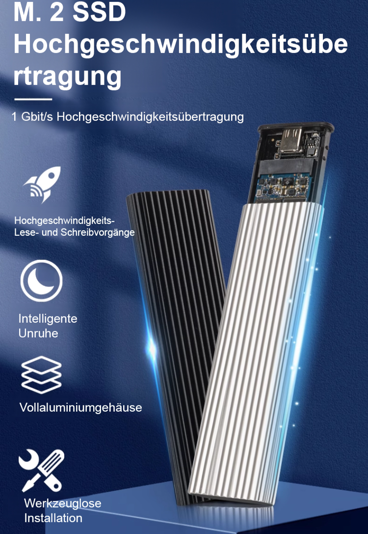 16TB Große Kapazität Type-C Tragbare Mini SSD【10 Jahre Garantie】