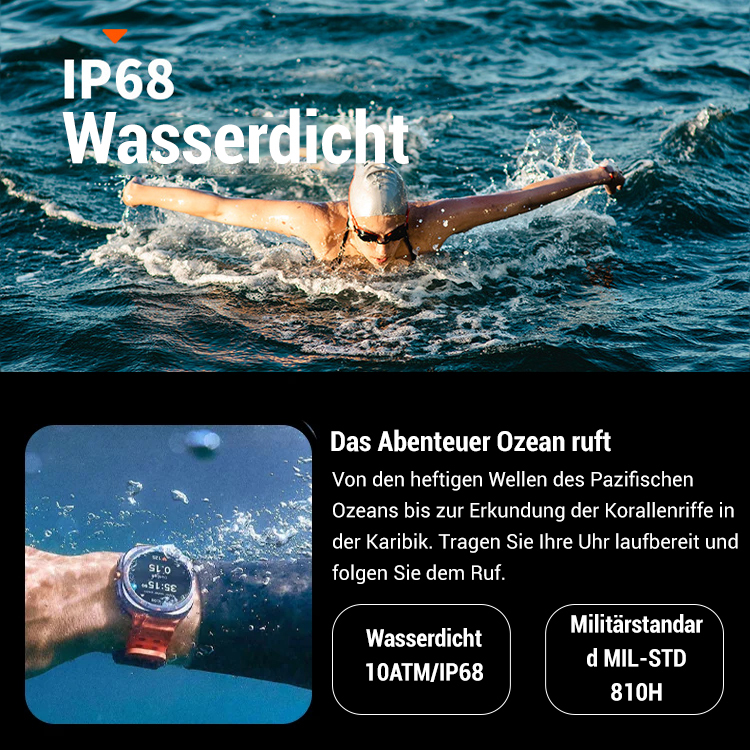 Die neue Smartwatch mit Bluetooth-Gesprächsfunktion kann Ihren Blutzucker und Blutdruck genau messen und sorgt für Ihre Gesundheit! 🩺⌚