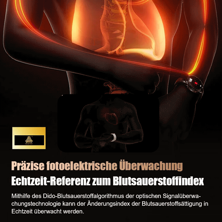Die neue Smartwatch mit Bluetooth-Gesprächsfunktion kann Ihren Blutzucker und Blutdruck genau messen und sorgt für Ihre Gesundheit! 🩺⌚