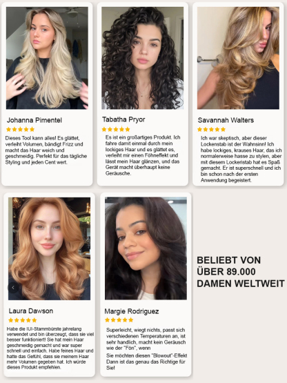 【100 Millionen Anionen für sanfte, dauerhafte Haarpflege】In 30 Sekunden zur perfekten Frisur 💇‍♀️✨