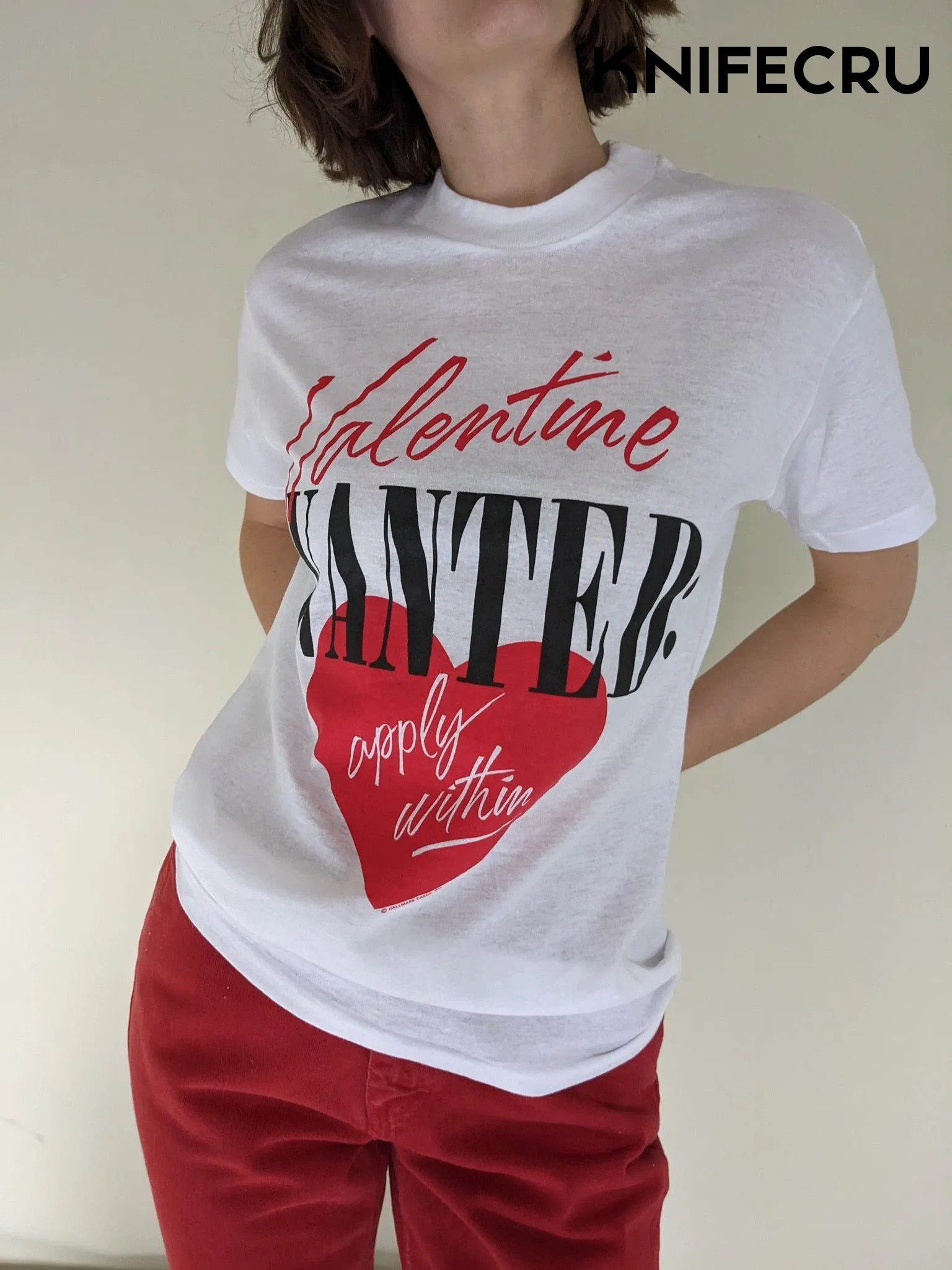 SEAMORCC® Vintage "Valentine Wanted" T-Shirt