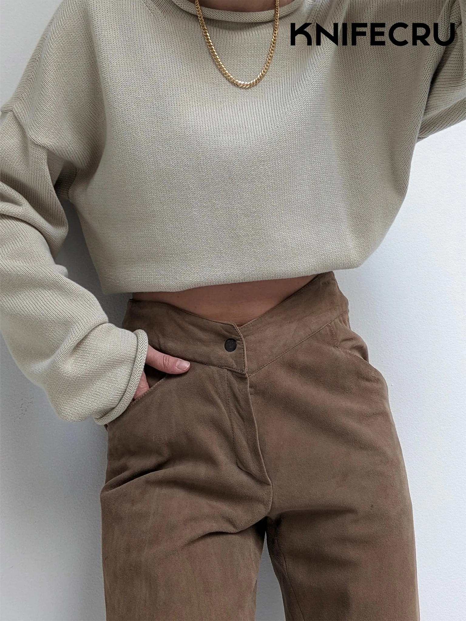 SEAMORCC® Rare Vintage Claude Montana Lamb Suede Pants