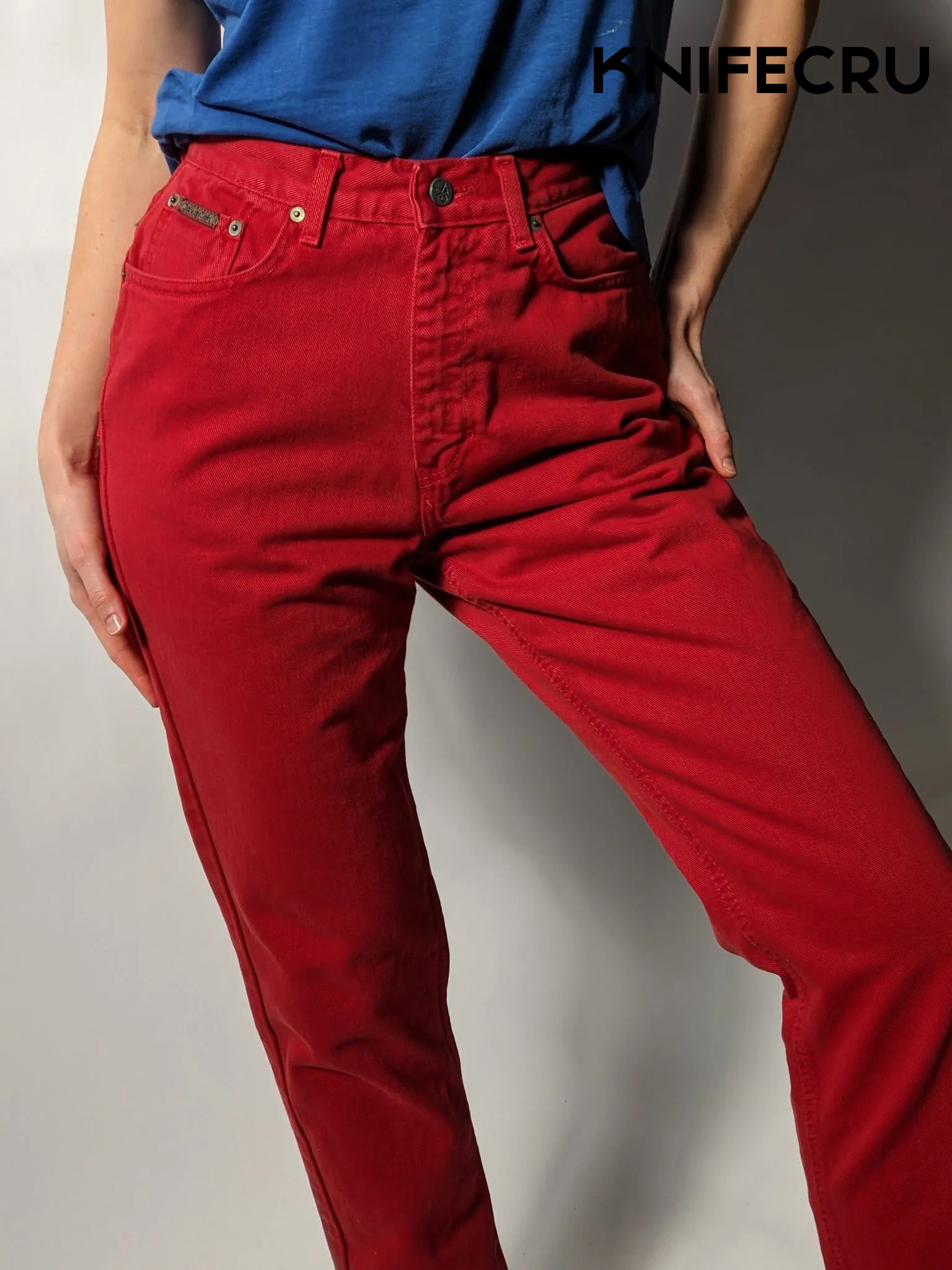 SEAMORCC® Vintage Calvin Klein Faded Tomato Denim