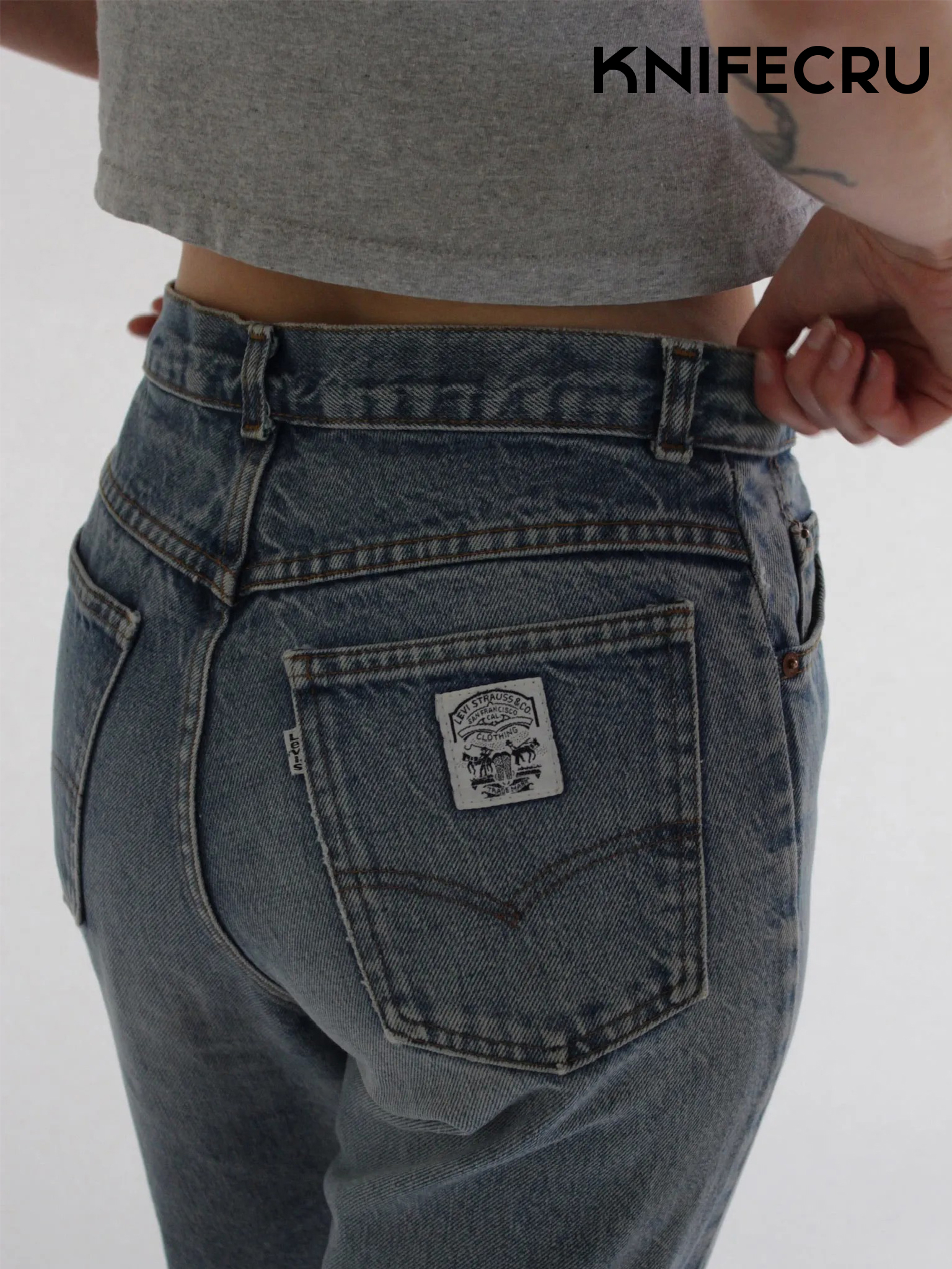 SEAMORCC® Vintage Stone Washed Levi's Denim