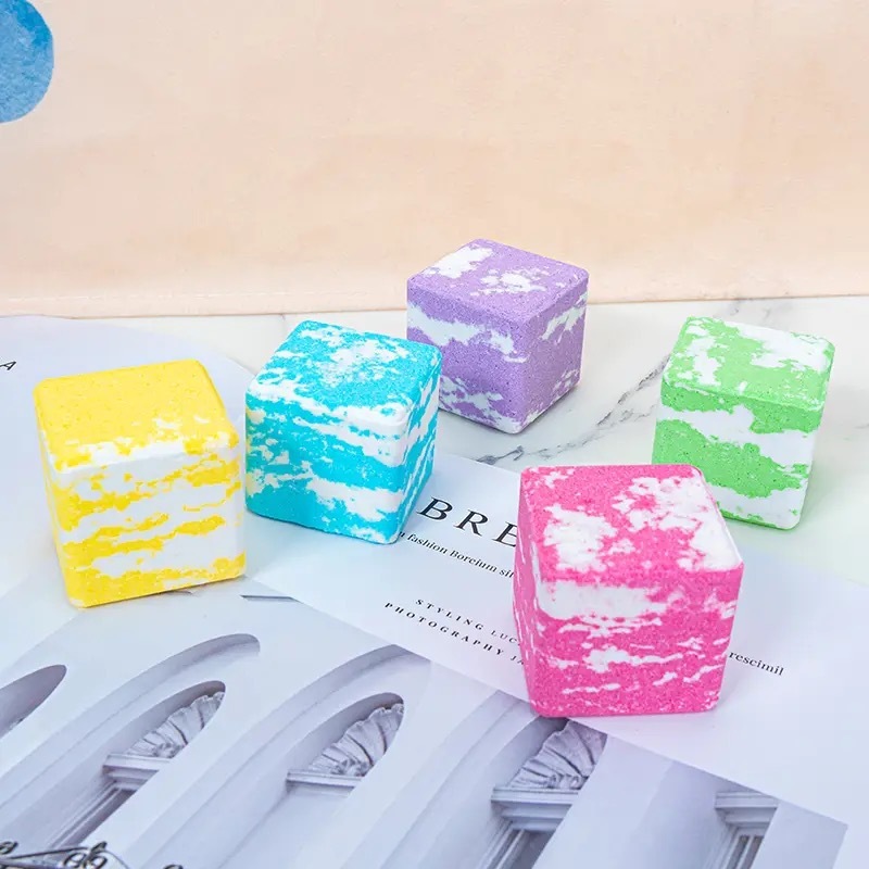 Aromatherapy Shower Piece 80G Square Dried Flower Bath Piece Bath Aromatherapy Sheet Bath Salt-PawDear