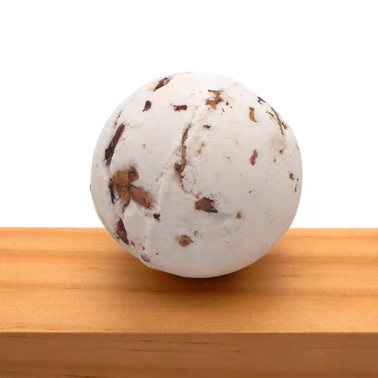 Milk Bubble Bath Ball 100G Dried Flower Bath Salt Loofah Bath Salt Cleaning Bath Salt-PawDear