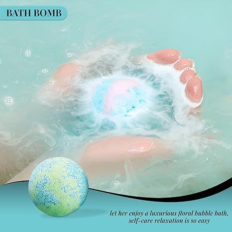Explosion Blue Green Mixed Color Bath Salt 100G Bath Essential Oil Bubble Bath Ball Bath Salt-PawDear