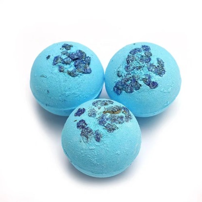 Single Color Dried Flower Bath Salt Ball 100g Bath Ball Aromatherapy Bath Ball Essential Oil Bath Ball Fragrance Bath Ball-PawDear