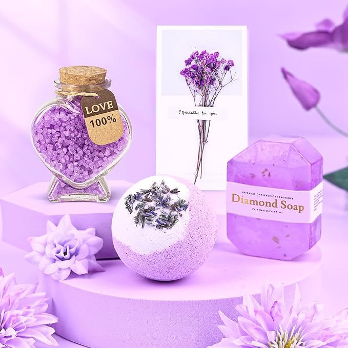 Aromatherapy Bath Bath Salt 100G Essential Oil Loofah Aromatherapy Dried Flower Bath Ball-PawDear