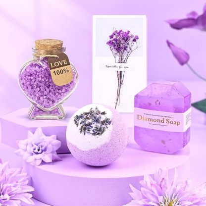 Aromatherapy Bath Bath Salt 100G Essential Oil Loofah Aromatherapy Dried Flower Bath Ball-PawDear