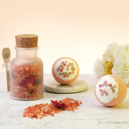 Body Scrub Cream Sea Salt Essential Oil Fragrance Bath Himalayan Salt Hand Gift Bath Salt-PawDear