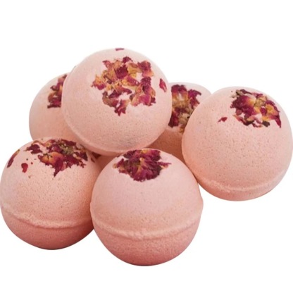 Single Color Dried Flower Bath Salt Ball 100g Bath Ball Aromatherapy Bath Ball Essential Oil Bath Ball Fragrance Bath Ball-PawDear