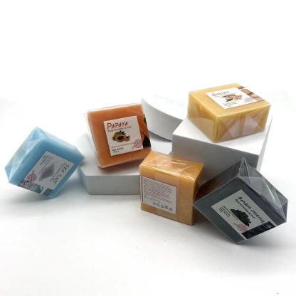 Handmade Essential Oil Soap Rose Lavender Transparent Soap Facial Soap Exfoliating Bath Soap-PawDear