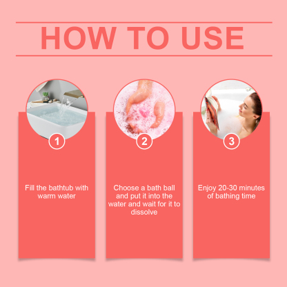 Pawdear Christmas Colorful Bath Ball, Bubble Shower Fragrance Moisturizes Long-Lasting Plant Cleaning Bath Bal-PawDear