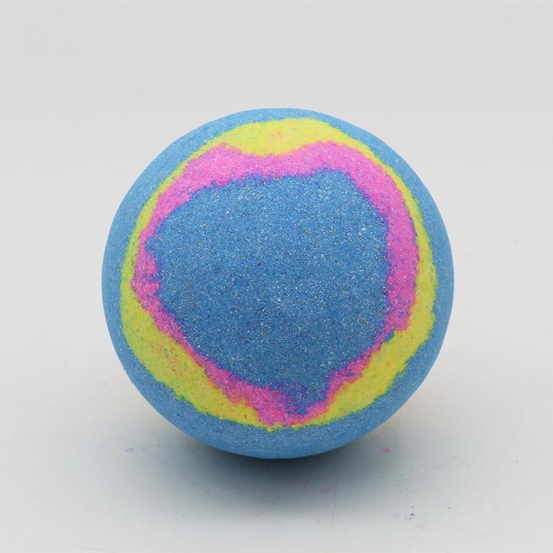 Encounter Mixed Color Bath Salt Cotton Candy Loofah Colorful Bath Salt Salt Fizzer Dried Flower Essential Oil Ball-PawDear