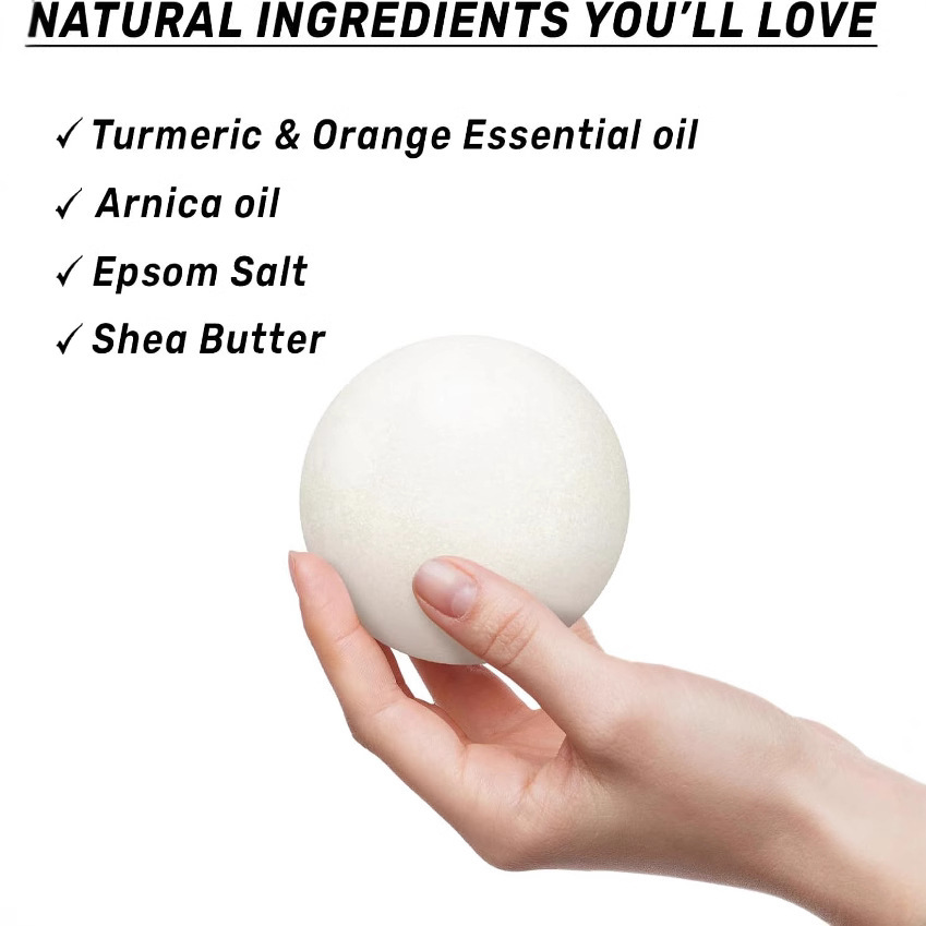 Essential Oil Explosion Ball 100G Solid Color Aromatherapy Bath Salt Spa Bath Bubble Ball-PawDear