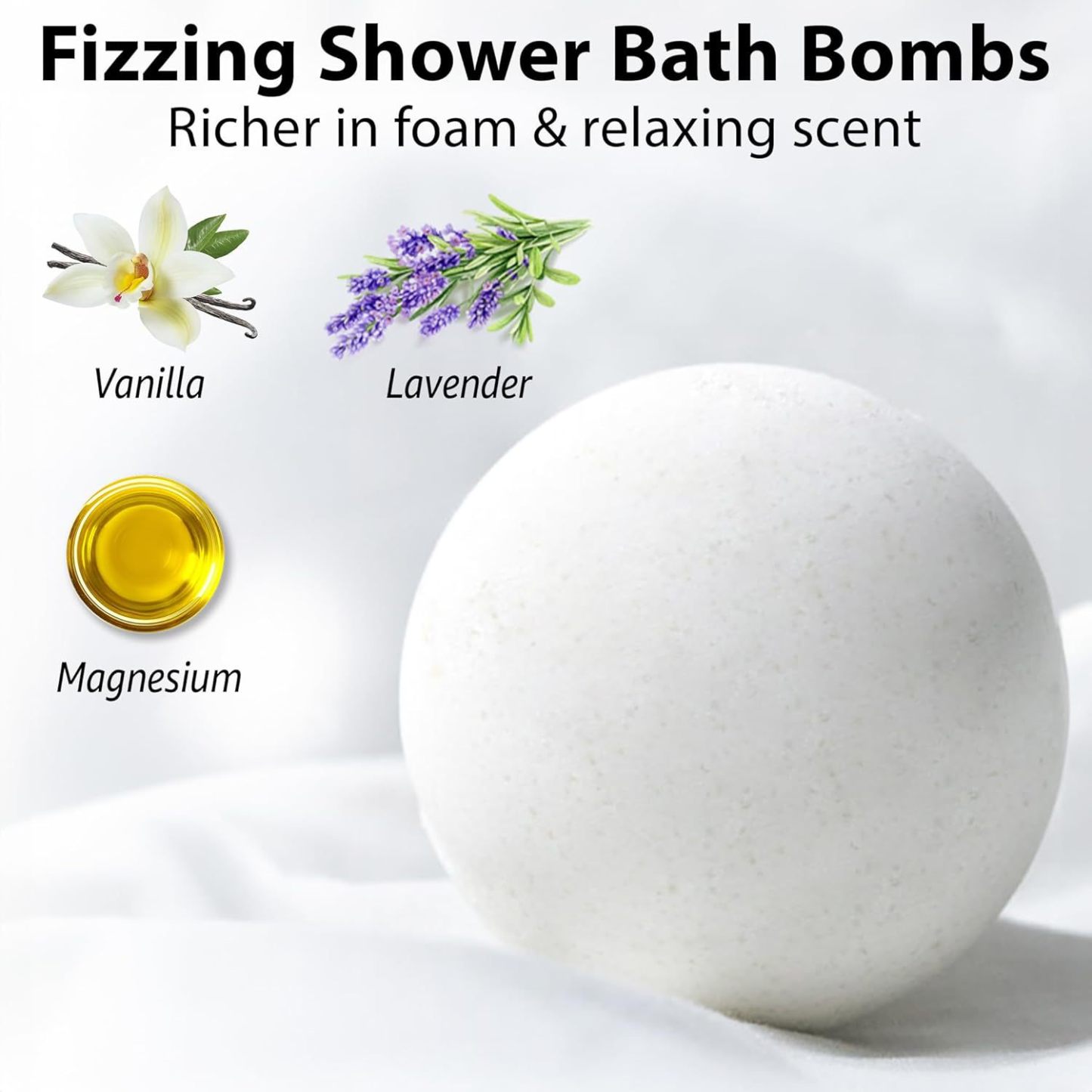 Essential Oil Explosion Ball 100G Solid Color Aromatherapy Bath Salt Spa Bath Bubble Ball-PawDear