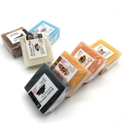 Handmade Essential Oil Soap Rose Lavender Transparent Soap Facial Soap Exfoliating Bath Soap-PawDear