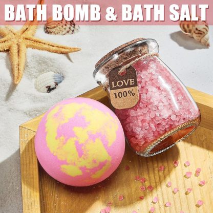 Explosion Blue Green Mixed Color Bath Salt 100G Bath Essential Oil Bubble Bath Ball Bath Salt-PawDear