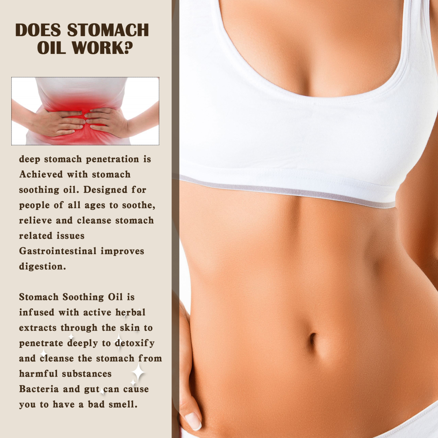 Pawdear Stomach Soothing Oil Clears stool and relieves gastrointestinal discomfort Massage care Firming slimming oil-PawDear
