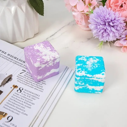 Aromatherapy Shower Piece 80G Square Dried Flower Bath Piece Bath Aromatherapy Sheet Bath Salt-PawDear