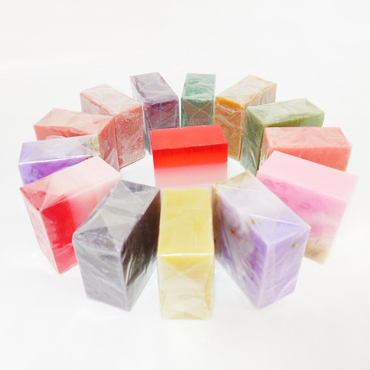 Colorful Cloud Mist Handmade Soap Rose Lavender Essential Oil Soap Cloud Mist Soap Soap-PawDear
