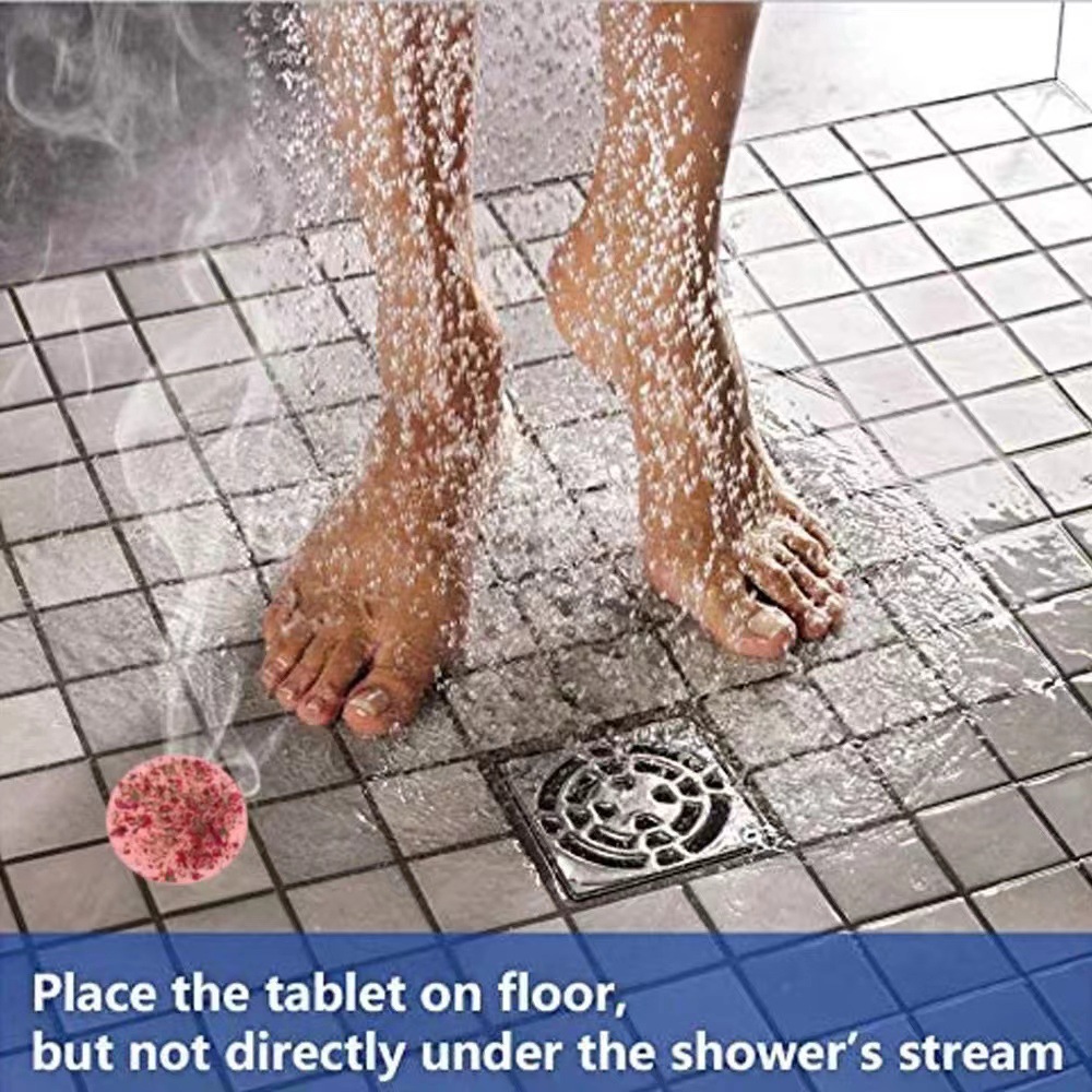 Aromatherapy Shower Piece Essential Oil Dried Flower Bath Piece Effervescent Tablets 30G Dried Flower Bath Salts Pieces Essential Oil Salt Fizzer-PawDear