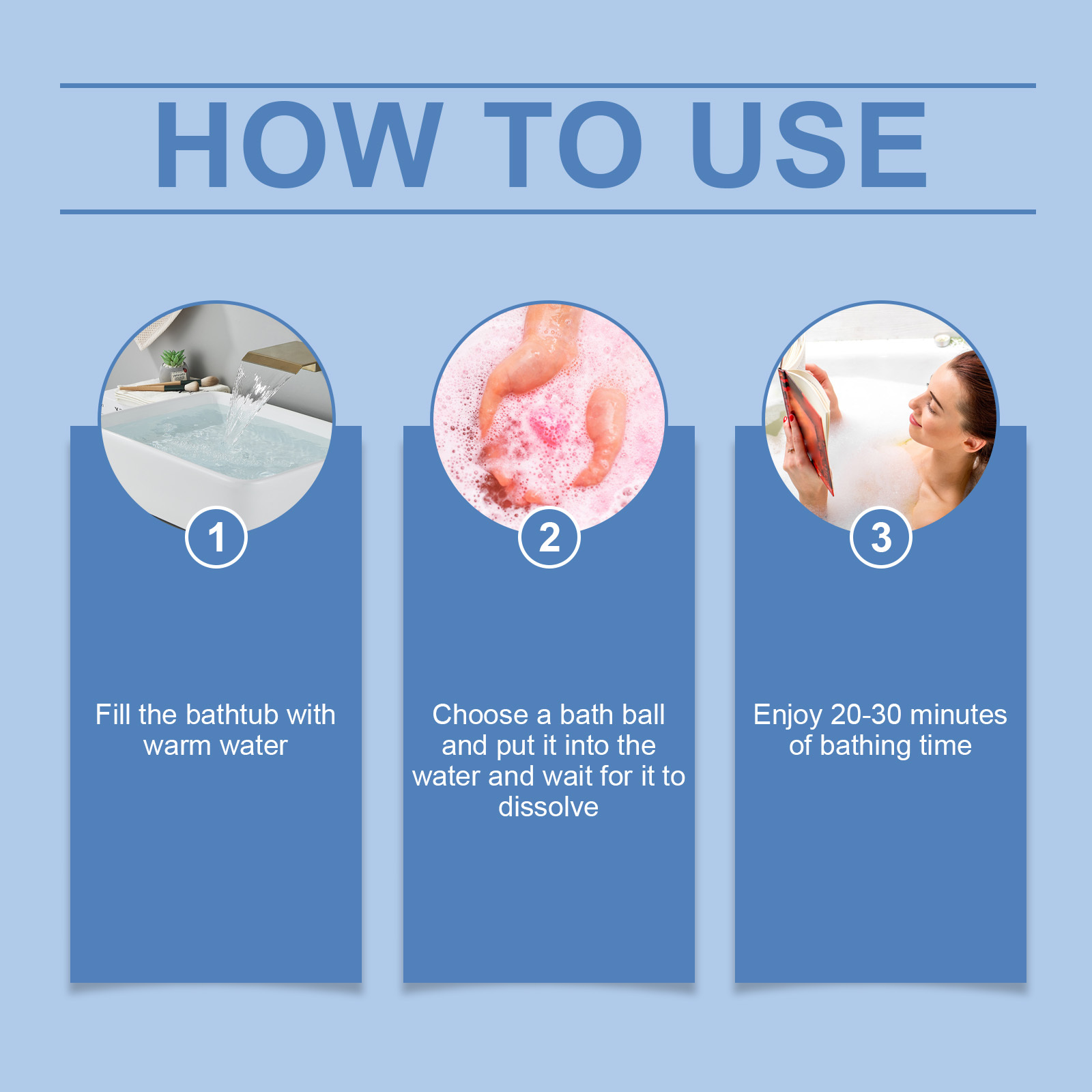 Pawdear Colorful Salt Bath Bal, Floral Shower Fragrance Clean, Moisturizing And Long-Lasting Colorful Bath Ball-PawDear