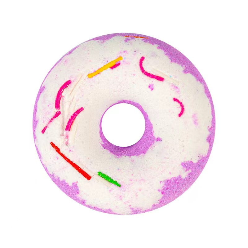 Mini Donut Bath Bath Salts Cleaning Fragrance Ball Bath Essential Oil Ball Bath Salt 40G-PawDear