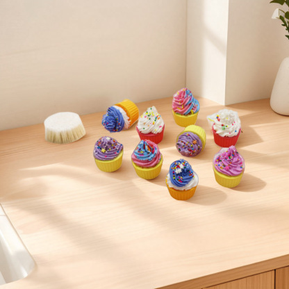 Ice Cream Bath Salt Balls Cake Essential Oil Bath Salt Balls 70g Bath Bomb Salt Aromatherapy Bubble-PawDear