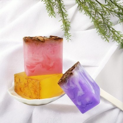 Colorful Cloud Mist Handmade Soap Rose Lavender Essential Oil Soap Cloud Mist Soap Soap-PawDear