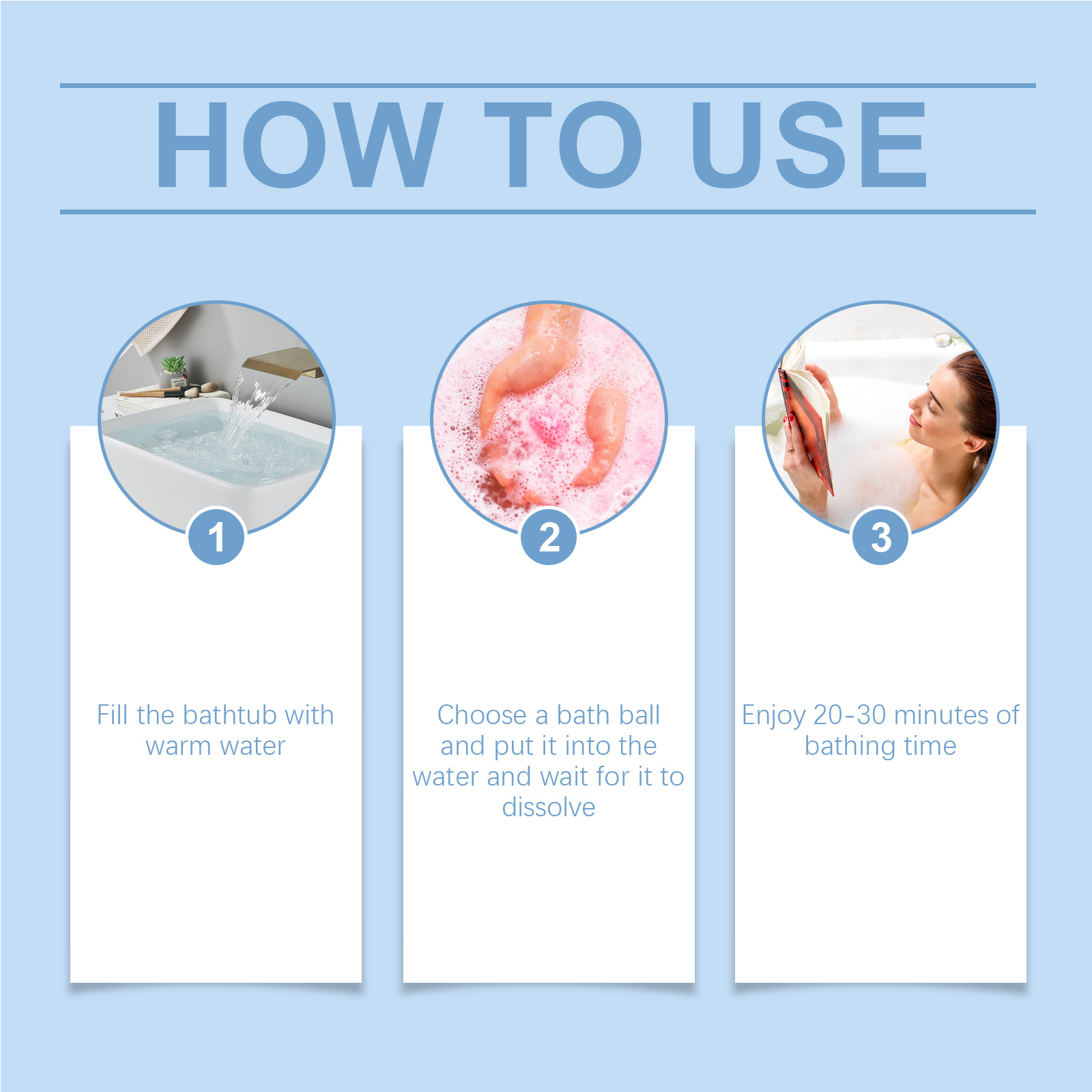 Pawdear Bubble Bath Ball Fragrance Moisturizing Flower Fragrance Long-lasting Fragrance Plant Cleansing Skin Bubble Bath Ball-PawDear