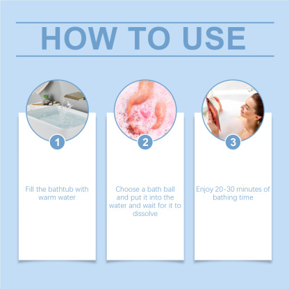 Pawdear Bubble Bath Ball Fragrance Moisturizing Flower Fragrance Long-lasting Fragrance Plant Cleansing Skin Bubble Bath Ball-PawDear